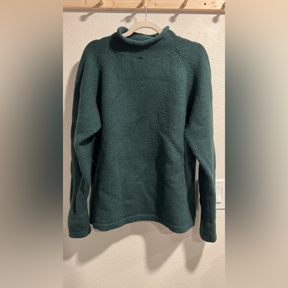 GAP Green Rollneck Turtleneck Sweater